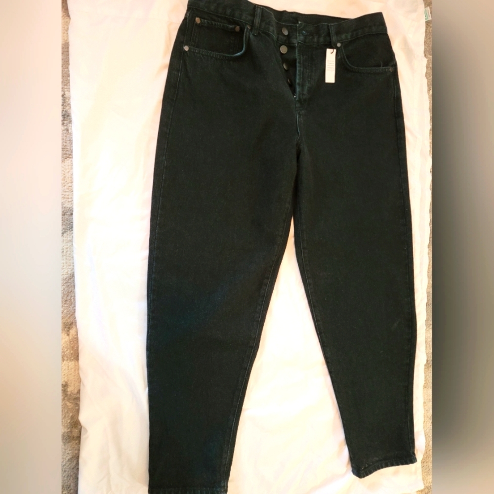 Topshop Womens Black Jeans